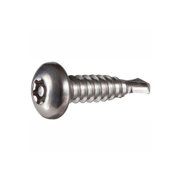 Tamper-Pruf Screws Self-Drilling Screw, #14 x 1-1/2 in, 410 Stainless Steel Pan Head Torx Drive 4.14ABK112PS - main
